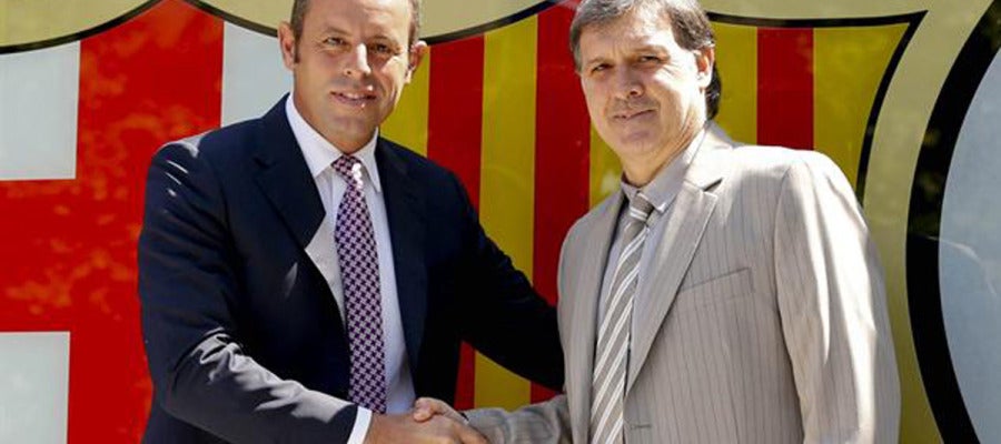 Sandro Rosell y Tata Martino. Sandro Rosell y Tata Martino.