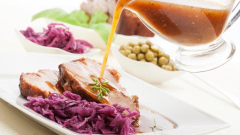 Carne con salsa