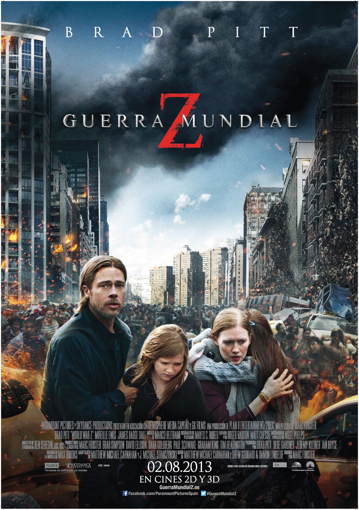 Estrenos de cine: 'Guerra Mundial Z', 'Lo que el día le debe a la noche' y 'Sólo el viento' Estrenos de cine: 'Guerra Mundial Z', 'Lo que el día le debe a la noche' y 'Sólo el viento'