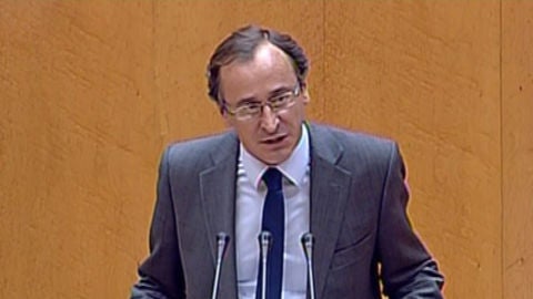 Alfonso Alonso en el Senado