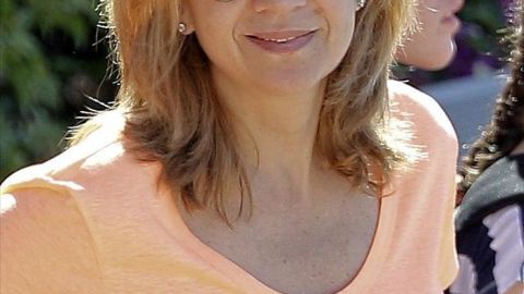 La infanta Cristina con gafas de sol