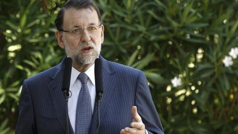 Mariano Rajoy en el palacio de Marivent