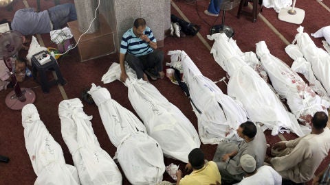 V&iacute;ctimas de los enfrentamientos en Egipto