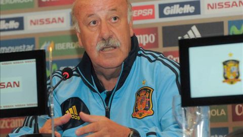 Vicente del Bosque comparece ante los medios de comunicaci&oacute;n (Archivo)