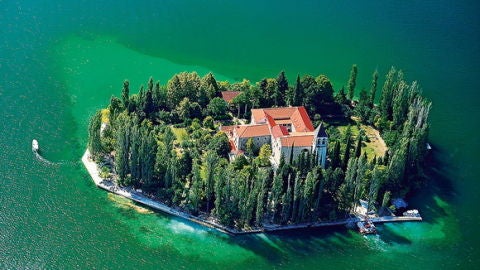 Isla Visovac en Croacia