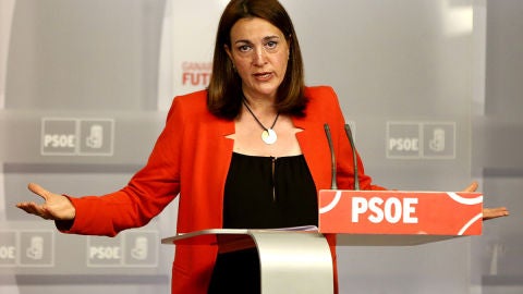 La portavoz del PSOE en el Congreso, Soraya Rodr&iacute;guez,