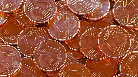 Monedas de un céntimo Monedas de un céntimo