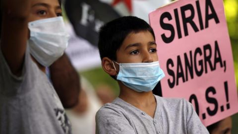 Ni&ntilde;o en Siria