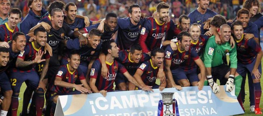 El Barcelona logra la Supercopa de España El Barcelona logra la Supercopa de España