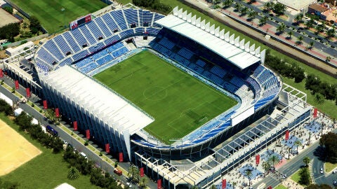 Estadio de La Rosaleda (M&aacute;laga)