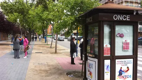 Kiosco de la ONCE. Kiosco de la ONCE.