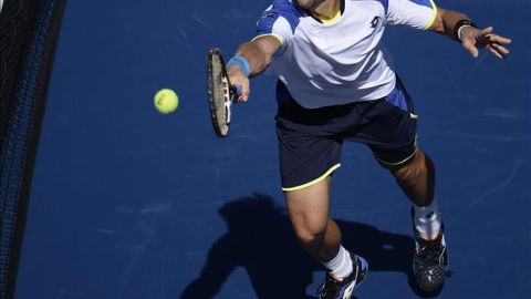 David Ferrer durante el US Open