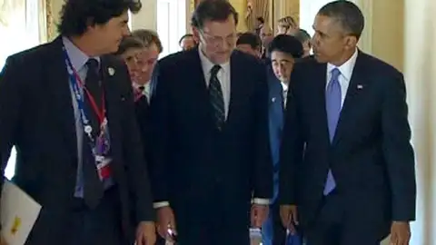 Rajoy y Obama en el G20 Rajoy y Obama en el G20