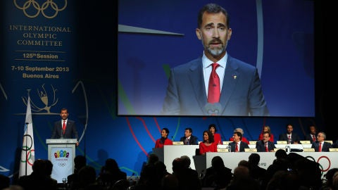El pr&iacute;ncipe Felipe, en Buenos Aires ante el COI