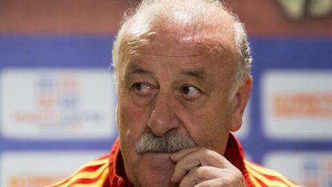 Vicente Del Bosque en rueda de prensa