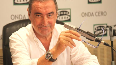Carlos Herrera en el estudio de Onda Cero Madrid (septiembre 2013)