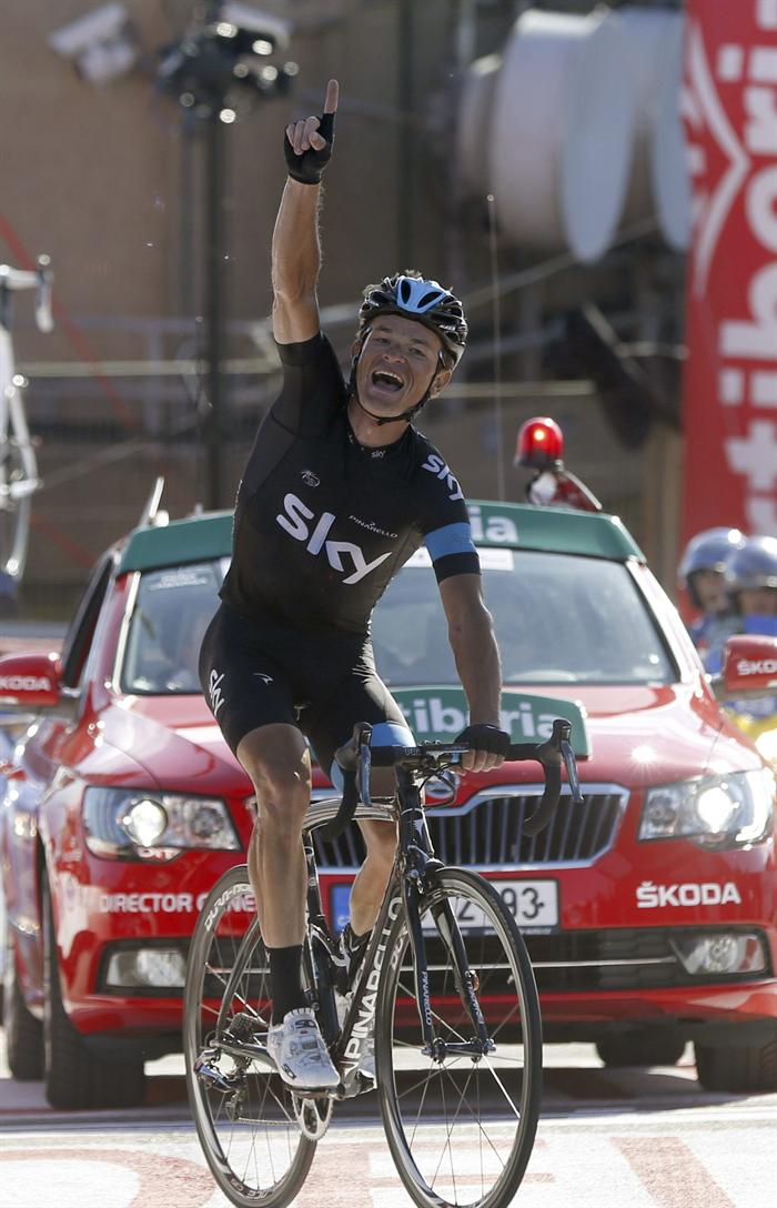 Kiryienka logra la victoria mientras Horner se queda a solo tres segundos de Nibali Kiryienka logra la victoria mientras Horner se queda a solo tres segundos de Nibali