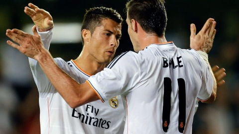 Bale y Cristiano se abrazan