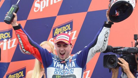 Jorge Lorenzo en San Marino. 
