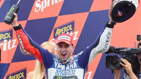 Jorge Lorenzo en San Marino. Jorge Lorenzo en San Marino.