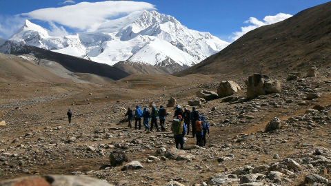 Shisha Pangma - Llegada al campo base