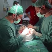 Trasplante pulmonar infantil en el hospital de La Paz.