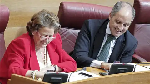 La alcaldesa de Valencia, Rita Barberá, y al expresident de la Generalitat Francisco Camps. La alcaldesa de Valencia, Rita Barberá, y al expresident de la Generalitat Francisco Camps.