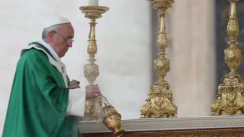 El Papa en un momento de la Misa El Papa en un momento de la Misa