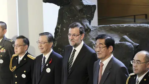 Mariano Rajoy en Fukushima Mariano Rajoy en Fukushima
