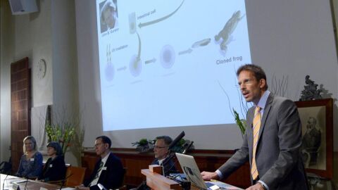 Anuncio del premio Nobel de Medicina 2013