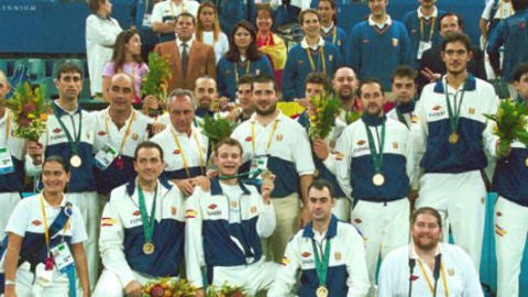 Equipo paral&iacute;mpico de baloncesto de los juegos de Sidney