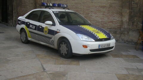 Coche de la Polic&iacute;a Local de Valencia
