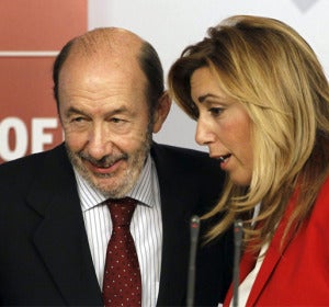 Rubalcaba y Susana Díaz Rubalcaba y Susana Díaz