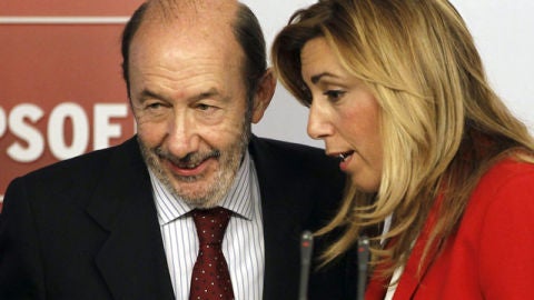 Rubalcaba y Susana D&iacute;az