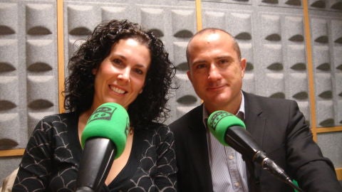 Itxaso Moriones y Eduardo Solano