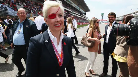 María de Villota, en el circuito de Cataluña María de Villota, en el circuito de Cataluña