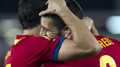Negredo celebra su gol ante Bielorrusia Negredo celebra su gol ante Bielorrusia