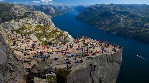 Preikestolen Pulpit Rock Lysefjord Norway
