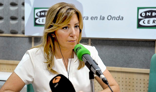 Susana Díaz: "No es un paso atrás, estoy donde estaba antes" Susana Díaz: "No es un paso atrás, estoy donde estaba antes"