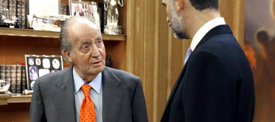 El Rey con el Príncipe Felipe El Rey con el Príncipe Felipe