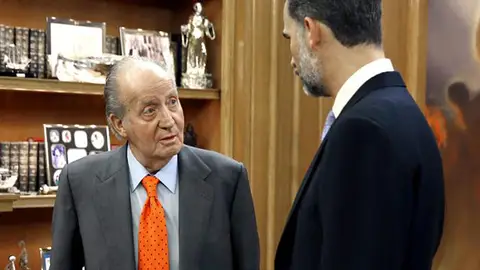 El Rey con el Príncipe Felipe El Rey con el Príncipe Felipe