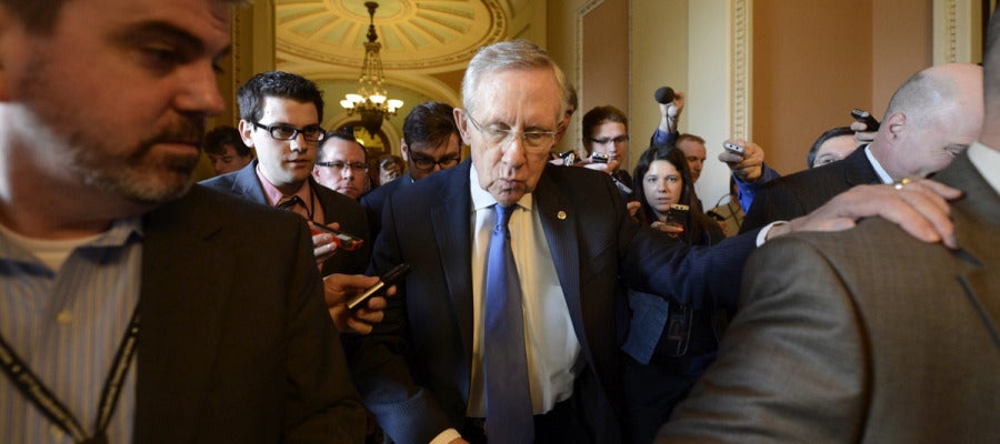 El líder de la mayoría demócrata del Senado estadounidense, Harry Reid El líder de la mayoría demócrata del Senado estadounidense, Harry Reid