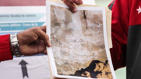 Maduro asegura que la cara de Ch&aacute;vez ha aparecido en unas excavaciones