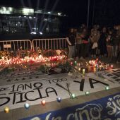 Vigilia homenaje a las víctimas del Madrid Arena