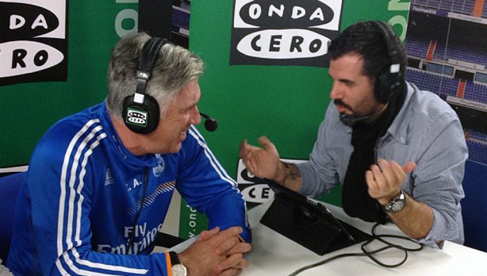 Ancelotti y Héctor Fernández en Al Primer Toque