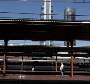 Andén de la estación de Chamartín Andén de la estación de Chamartín