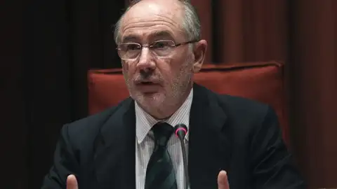 Rato comparece en el parlamento catalán ante la comisión de la banca Rato comparece en el parlamento catalán ante la comisión de la banca