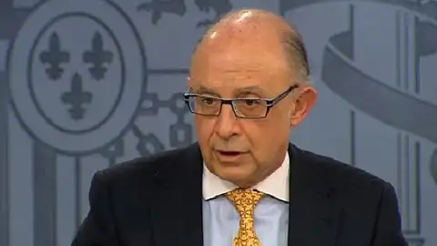 Cristóbal Montoro tras un Consejo de Ministros Cristóbal Montoro tras un Consejo de Ministros