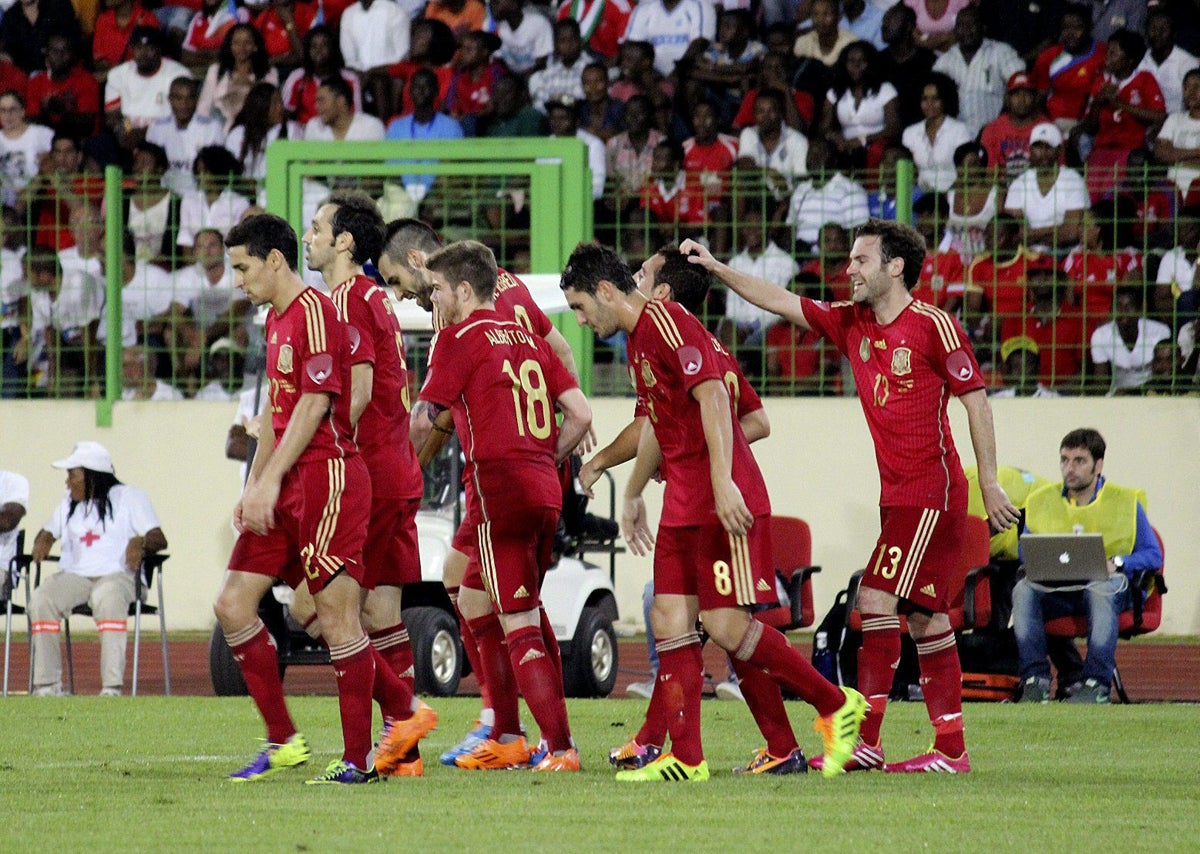 Guinea Ecuatorial 1 - 2 España Guinea Ecuatorial 1 - 2 España