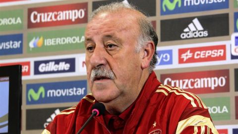 Vicente del Bosque en rueda de prensa